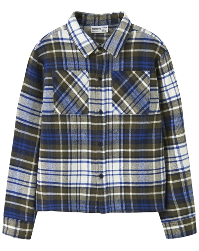 Name It - NKMNetul Overshirt - Olive Night